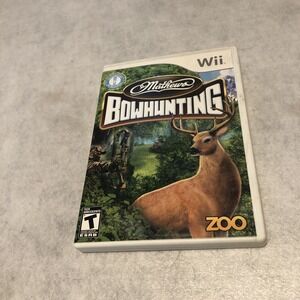 Wii Mathews Bow Hunting Game Used Various Animals Rated T  Nintendo With Booklet